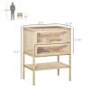 PawHut 3-Tier Wooden Hamster Cage Mice and Rat Cage Small Animals Hutch with Openable Top, Front Door, Storage Shelf